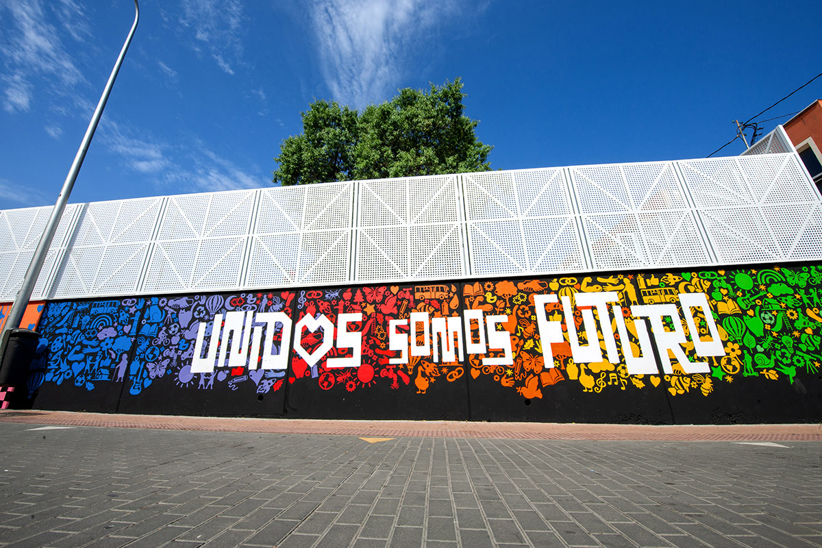 Festival artístico y comunitario celebrado en el Colegio Lope de Vega, en el barrio de Carabanchel, Madrid. photoAlquimia